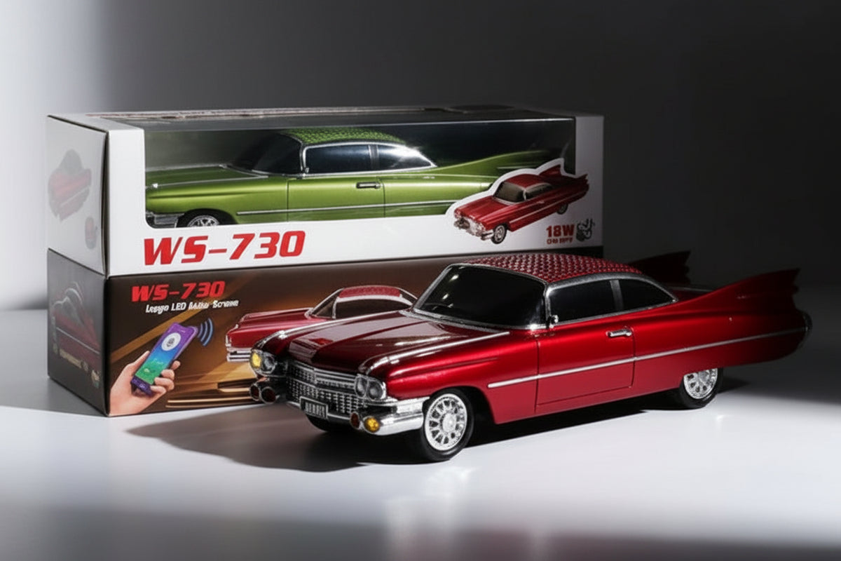 CADILLAC WS730 BLUETOOTH SPEAKER CAR / ALARM CLOCK