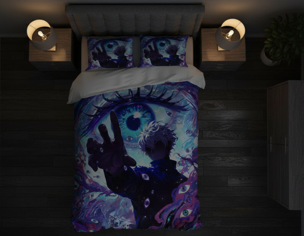 Jujutsu Kaisen Infinite Void Eye Wall Tapestry for Home Bedroom Living Room