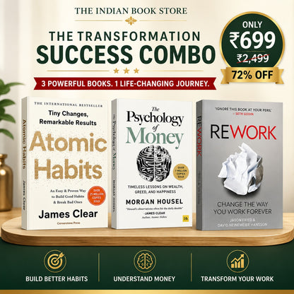 The Transformation Success Combo (Atomic Habits, The Psychology of Money And Rework) Paperback