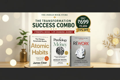 The Transformation Success Combo (Atomic Habits, The Psychology of Money And Rework) Paperback