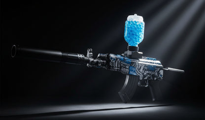 AK 47 Automatic Electric Gel Blaster Gun Toy in Shooting for Kids with Water Bullets Rechargeable Outdoor Action Play Shooting Toy