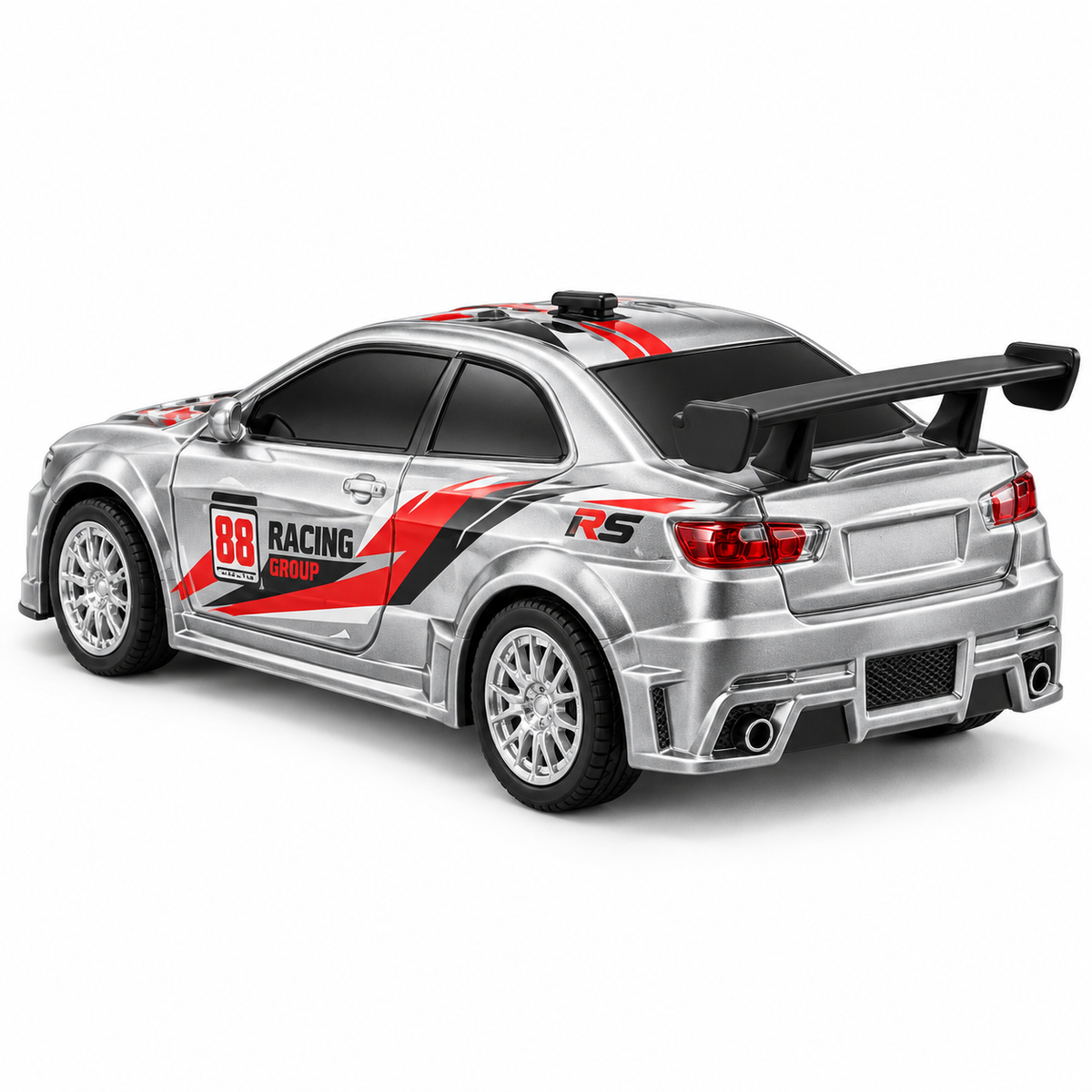 1:64 Mini RC Racing Car Toy - Silver Colour