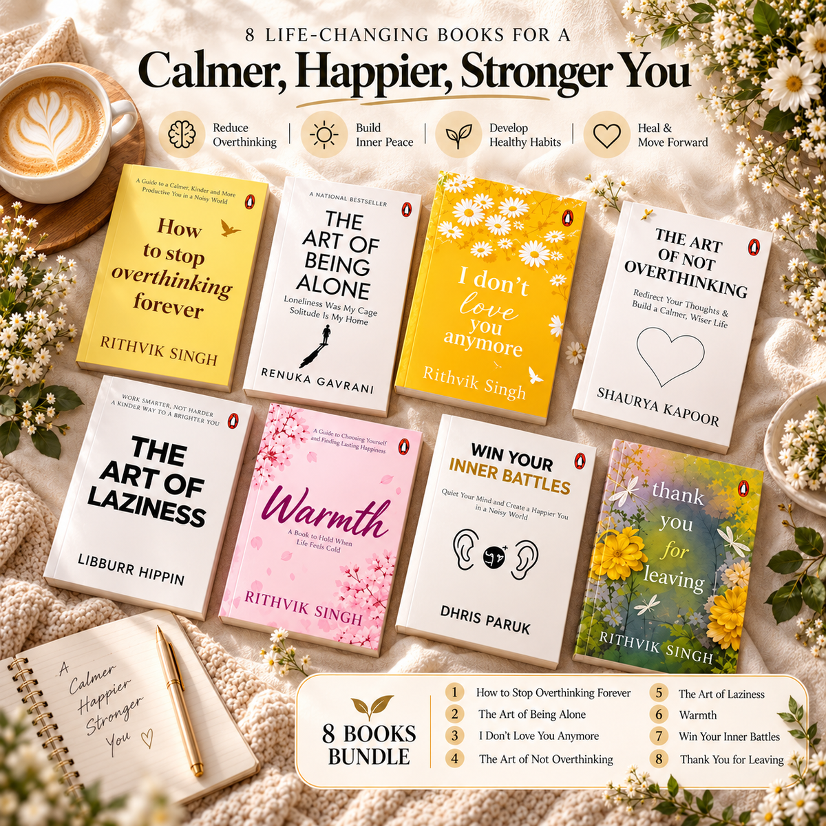 Self Help Books | 8 Books Combo (Paperback)