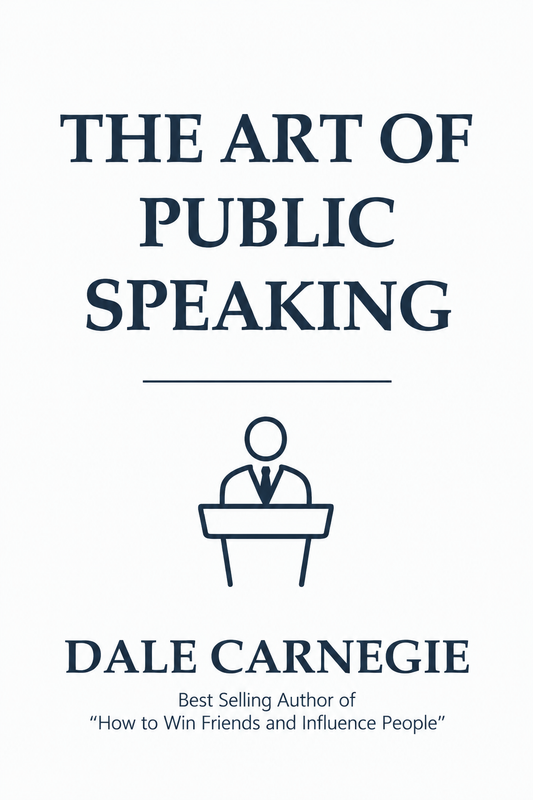 The Art of Public Speaking By Dale Carnegie (Paperback)