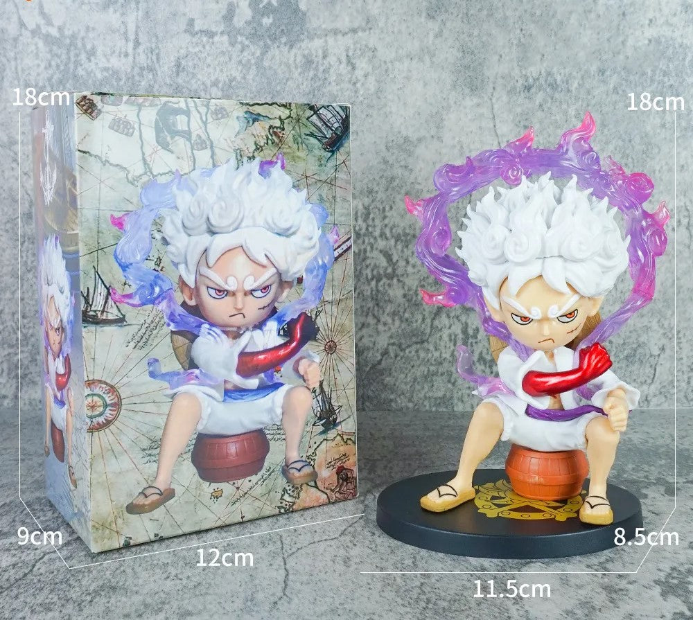 One Piece : Luffy Barrel - Action Figure 18 cm