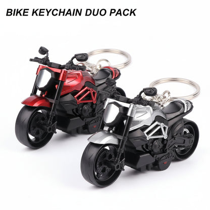 Jumbo Size Bike Pushback Keyring Pack of 2 (Random Colour)