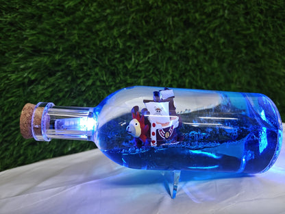 One Piece : Thousand Sunny Ship in a Bottle – 18x6cm