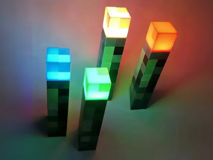 Minecraft Torch Night Light Hand Held or Wall Mount Lighting Torch (limited edition)