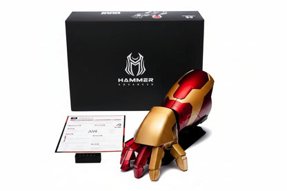 Iron Man MK42 Gauntlet Wearable Glove 1/1 Arm Voice/remote control Cosplay