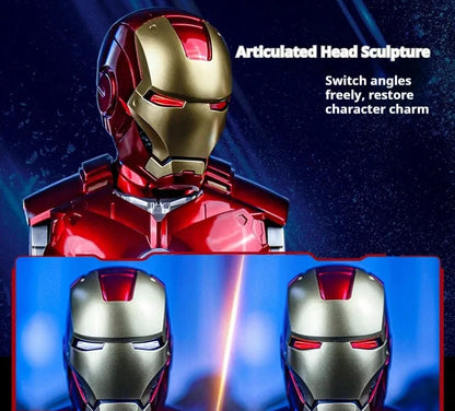 Iron Man MK4 SE Bust Bluetooth Speaker – Collectible Display Model with LED Light-Up