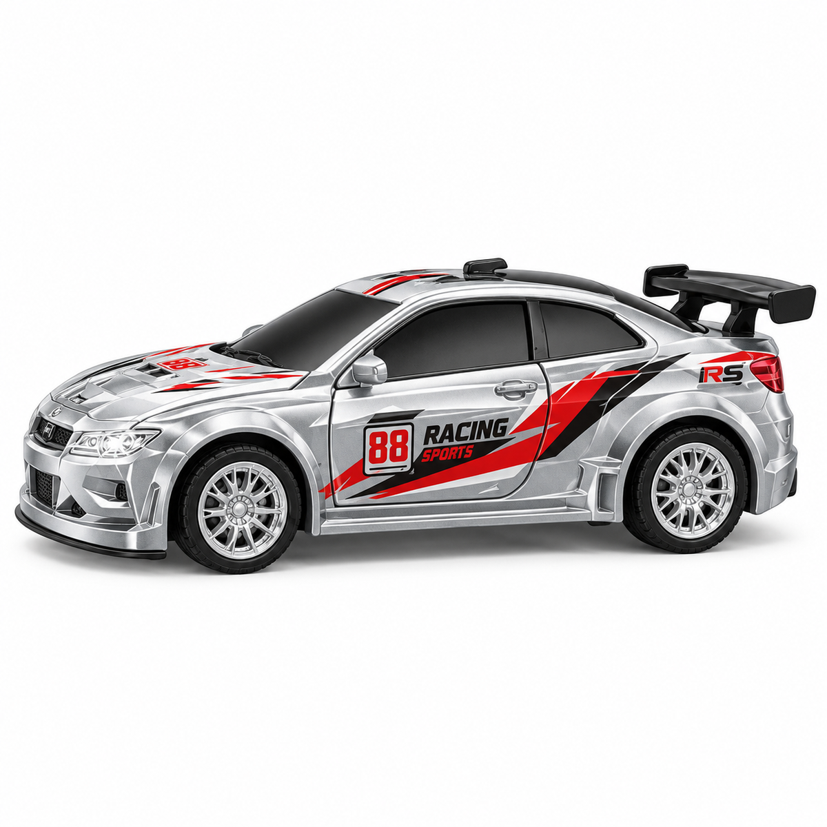 1:64 Mini RC Racing Car Toy - Silver Colour
