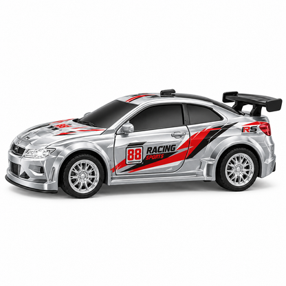 1:64 Mini RC Racing Car Toy - Silver Colour