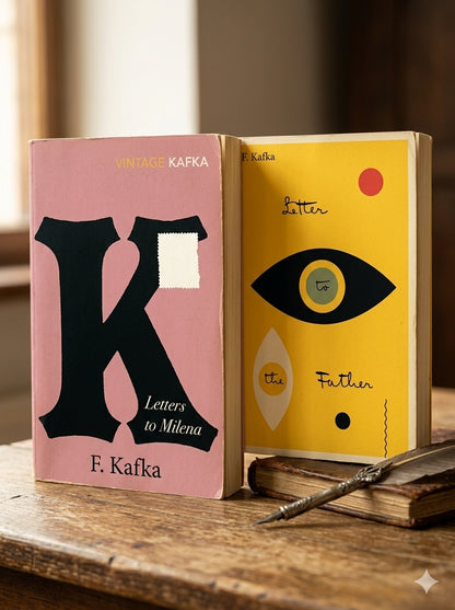 [COMBO] Franz Kafka 2 Books: The Letters to Milena, The Letter to the Father