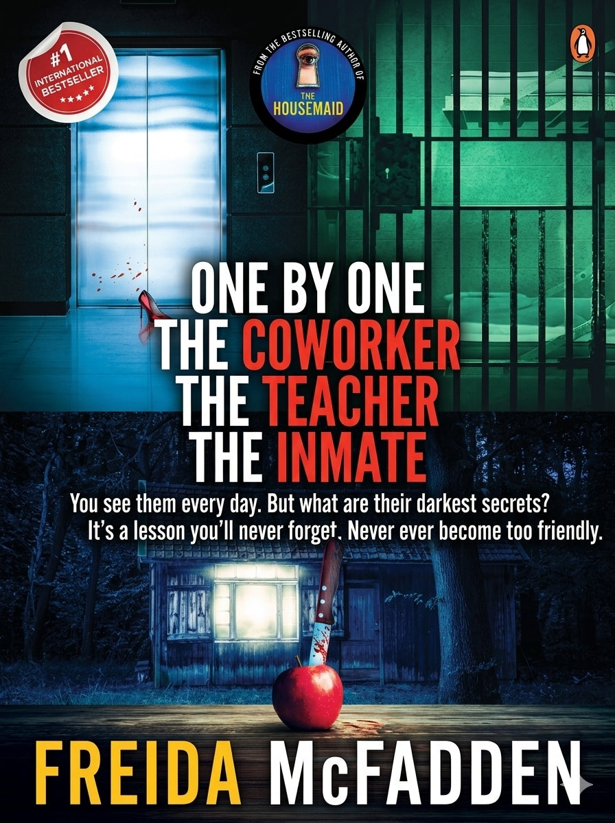 [COMBO] Freida McFadden Backman 4 Books: The Teacher, The Inmate, The Coworker, One By One