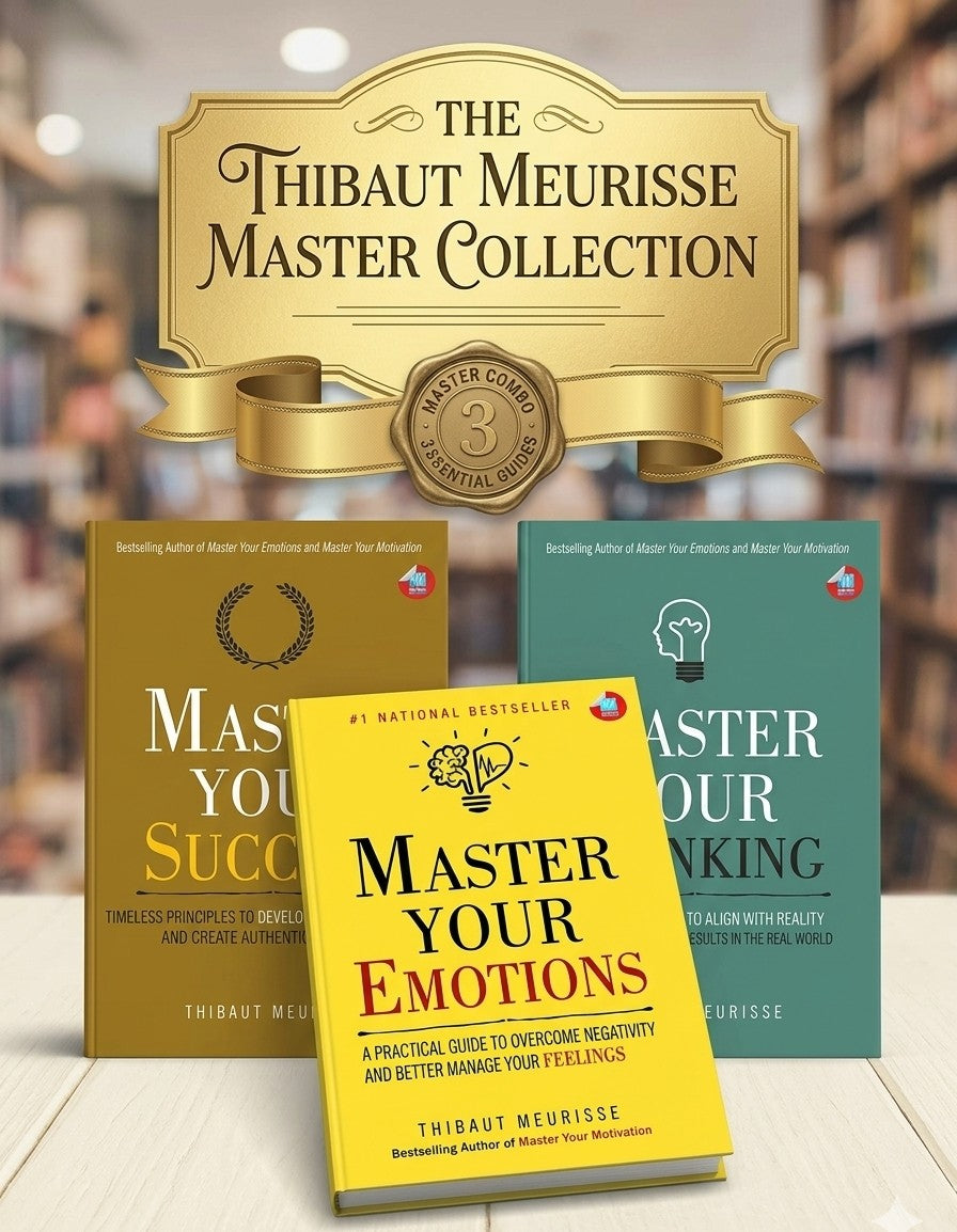 [COMBO] Thibaut Meurisse 3 Books: Master Your Success, Emotions, Thinking