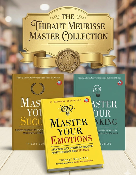 [COMBO] Thibaut Meurisse 3 Books: Master Your Success, Emotions, Thinking