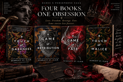 [COMBO] Scarlett St. Clair 4 Books: A Game of Fate, A Game of Retribution, A Touch of Darkness and A Touch of Malice