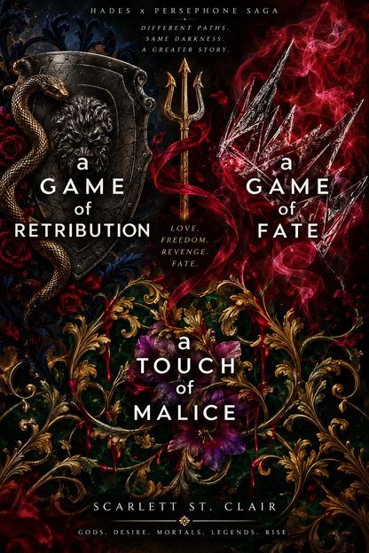 [COMBO] Scarlett St. Clair 3 Books: A Game of Fate, A Game of Retribution, A Touch of Malice