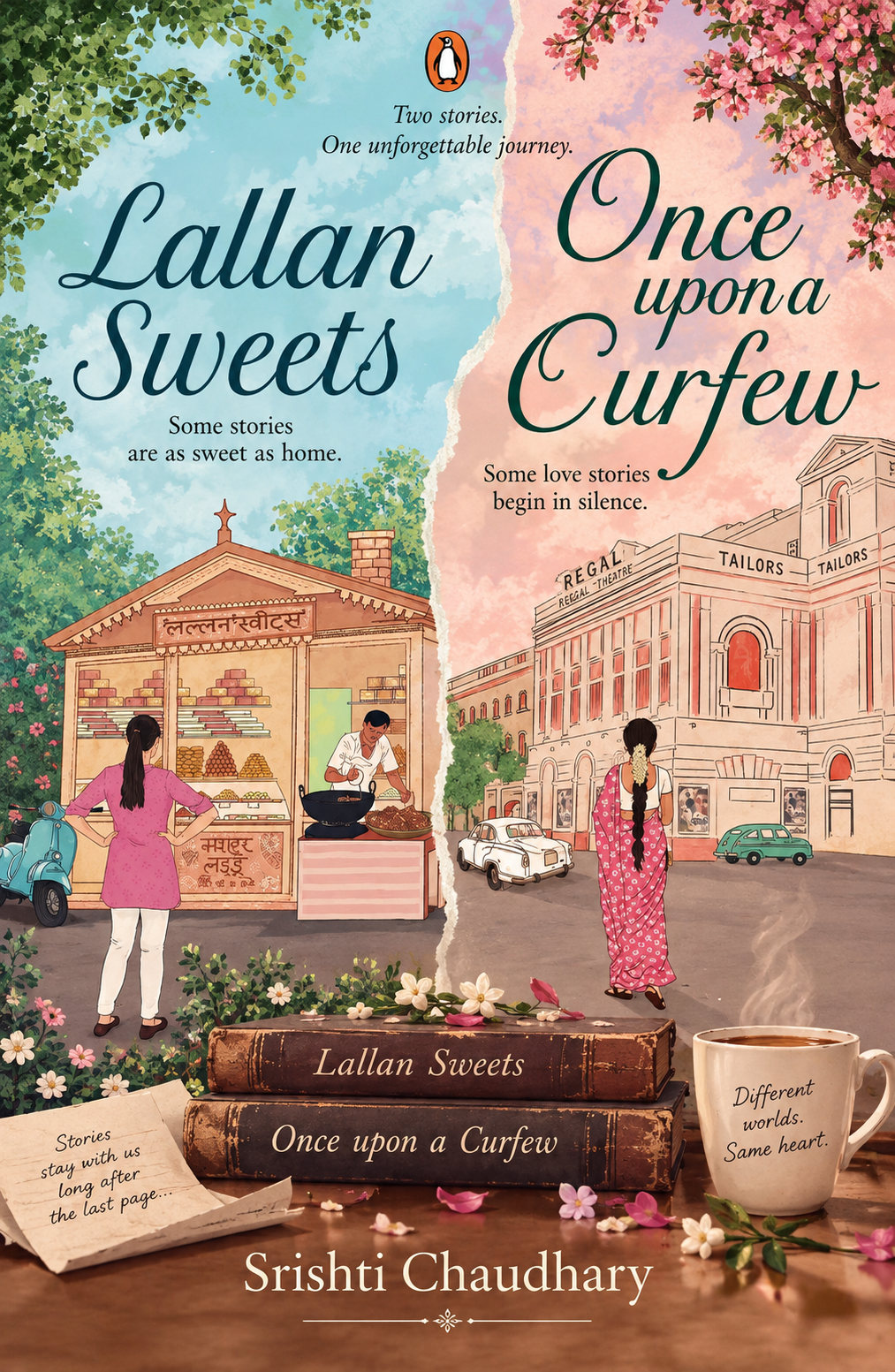 [COMBO] Srishti Choudhary 2 Books: Lallan Sweets, Once Upon a Curfew