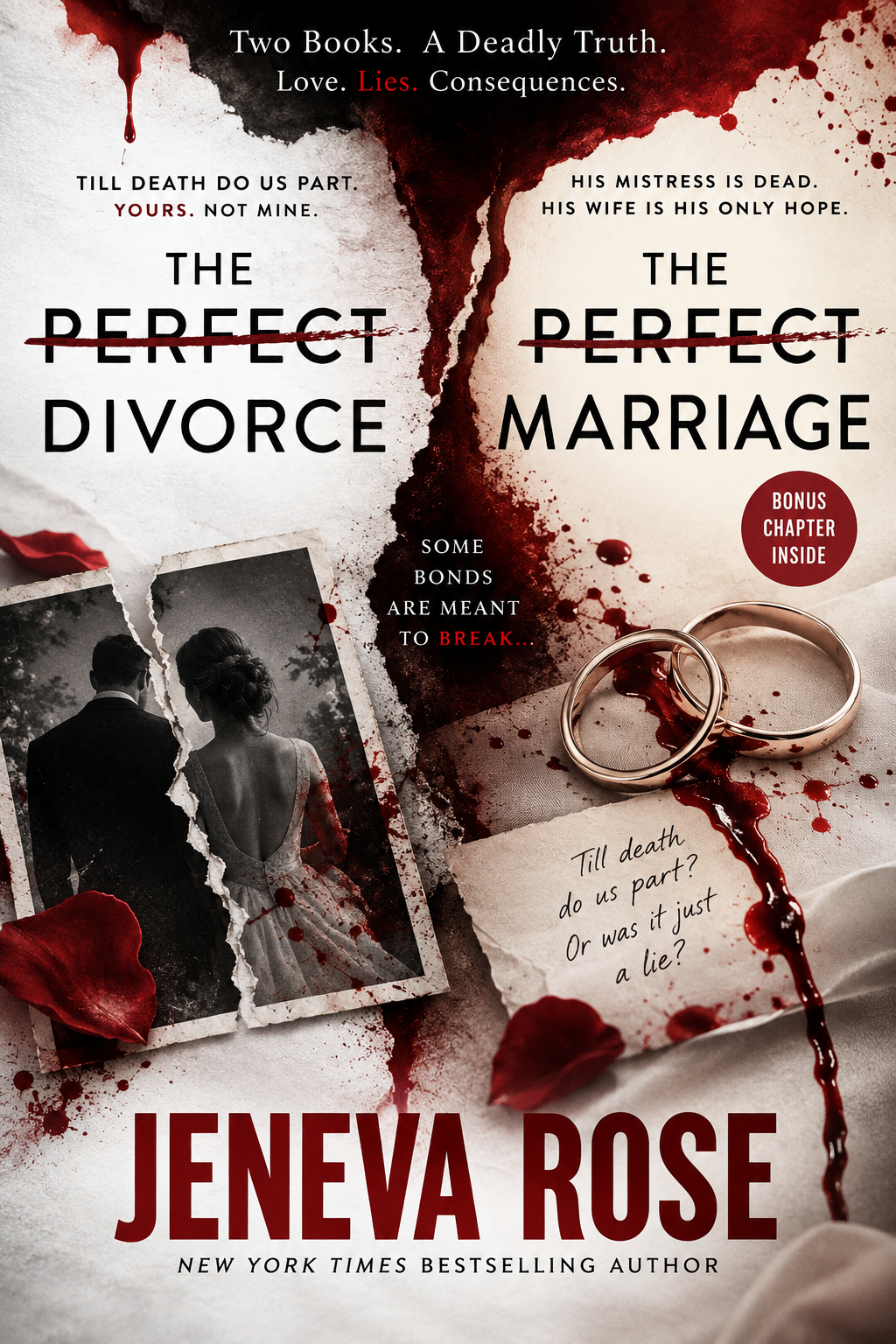 [COMBO] Jeneva Rose 2 Books: The Perfect Marriage, The Perfect Divorce