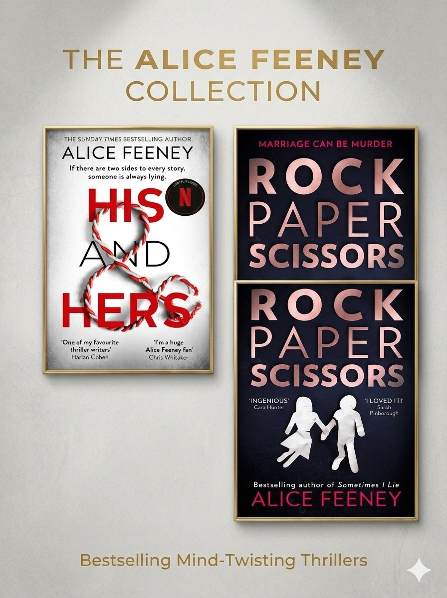 [COMBO] Alice Feeney 2 Books: Rock Paper Scissors & His and Hers