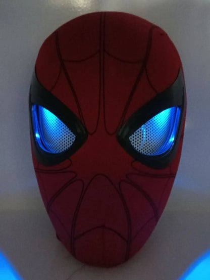 LED Red Spider Man Mask with Remote Control – Stealth Suit Edition