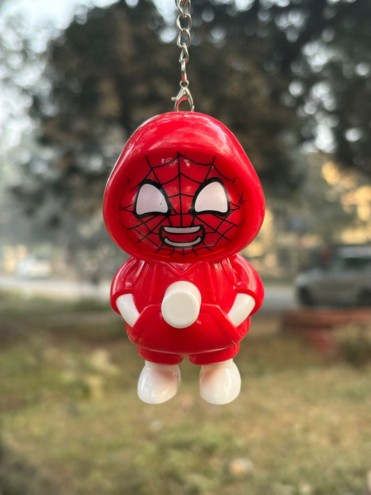 Spider-man Mood Swings Face Changing Keychain Pack of 3