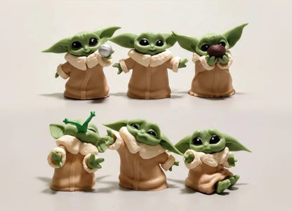 Cute Star Wars Baby Yoda Action Figure Cute Desk Decoration