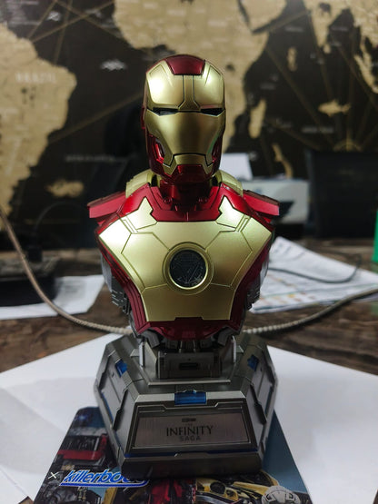 Iron Man MK3 Charging Station Bust Mecha 65W Fast Charging 4 Port Mobile Phone Charger