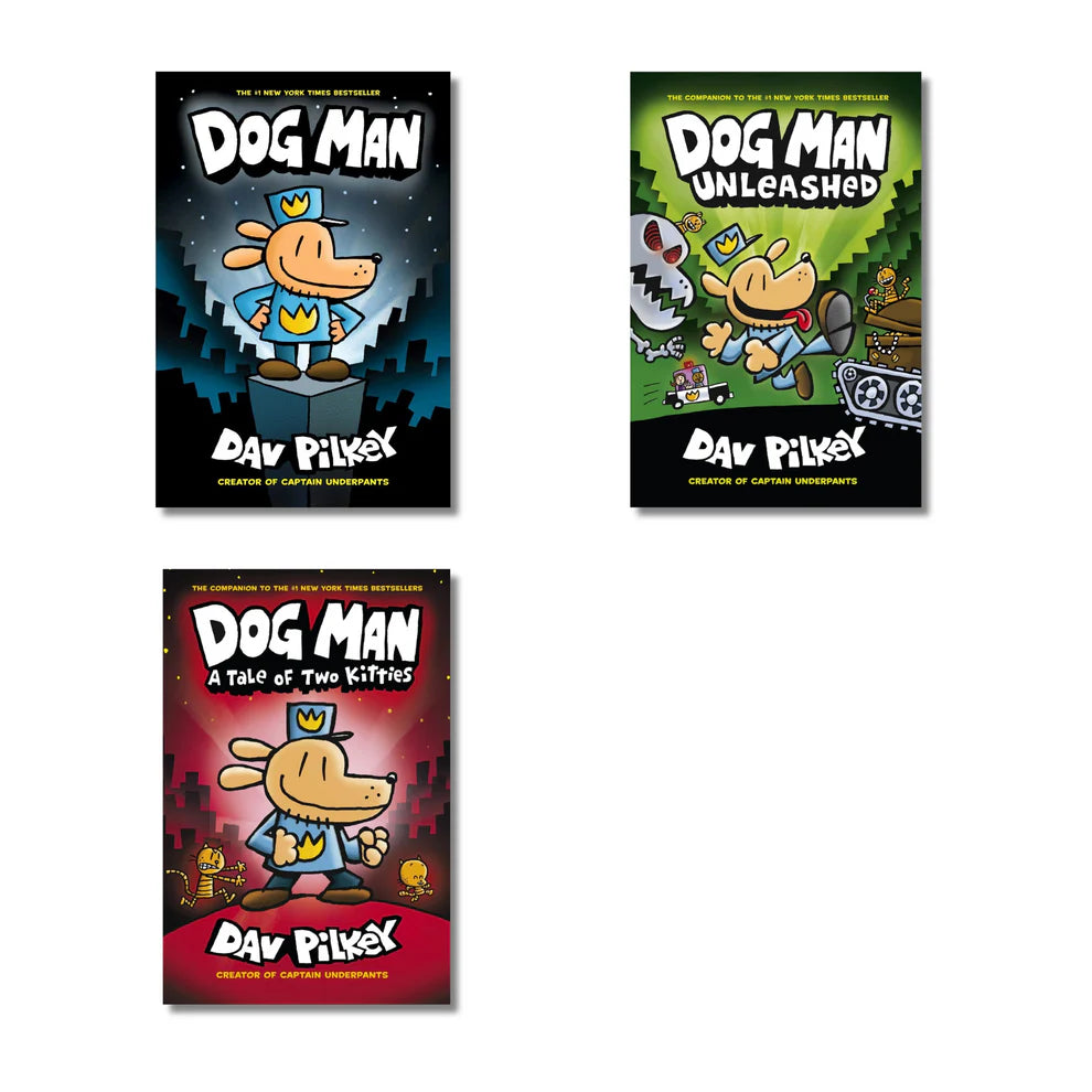 Dog Man Boxed Set (3 Books) Vol 1 - 3