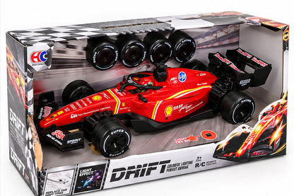 Race Car Toy for Kids Red F1 Model Racing Collectible Display Gift Toy Car (Red)