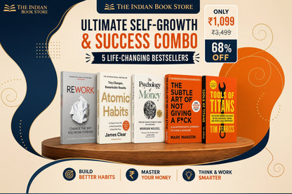 Ultimate Self- Growth & Success Combo (Rework, Atomic Habits, The Psychology of Money, The Subtle Art of Not Giving a F*ck And Tools of Titans) Paperback