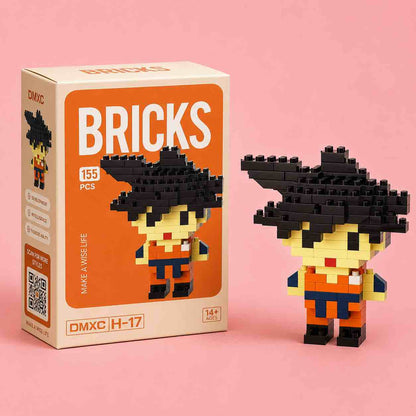 Mini Building Block Goku Mini Brick Toy for Kids 6+ (Limited Edition)