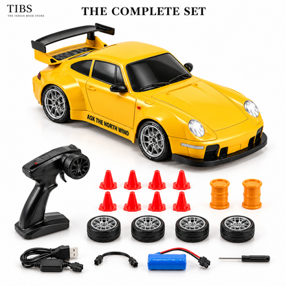 1:24 Drift RC Car Porsch 993 – Yellow