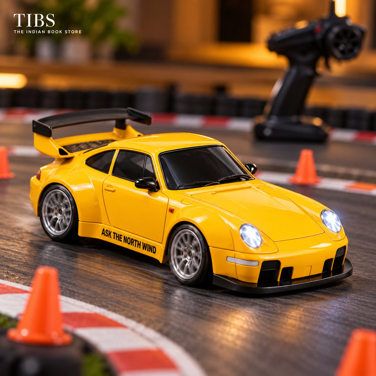 1:24 Drift RC Car Porsch 993 – Yellow