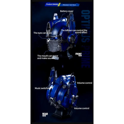 Transformers Optimus Prime Helmet Voice-Controlled with Lights & Sounds