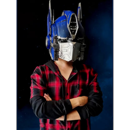 Transformers Optimus Prime Helmet Voice-Controlled with Lights & Sounds