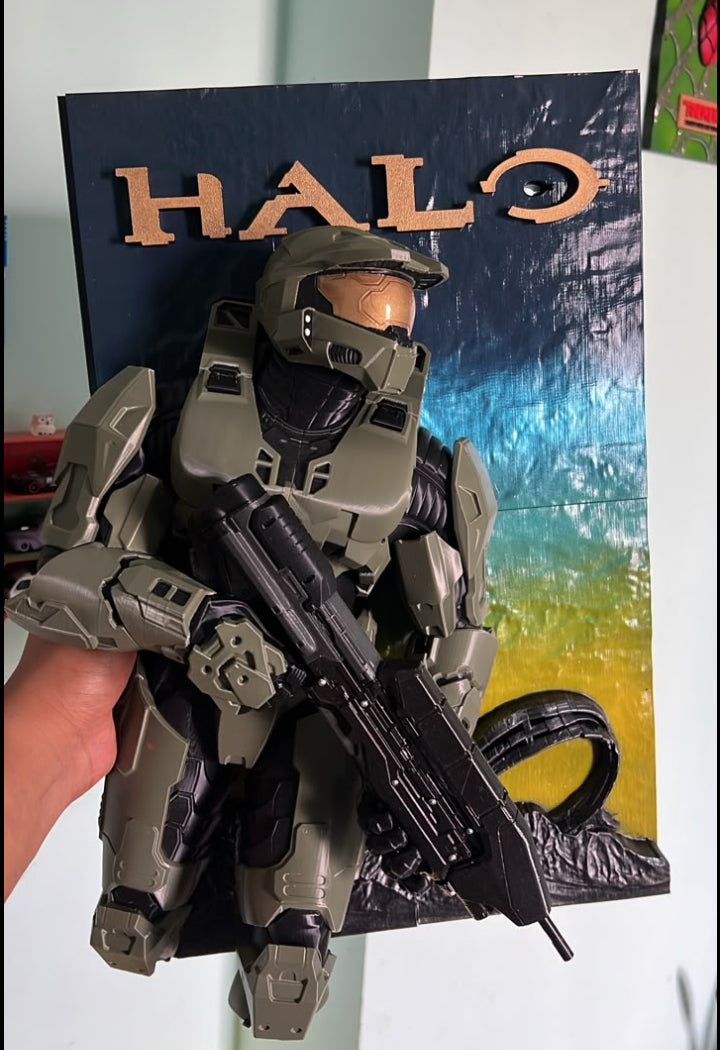 Halo Comic Cover 3D Printed (Limited Edition)