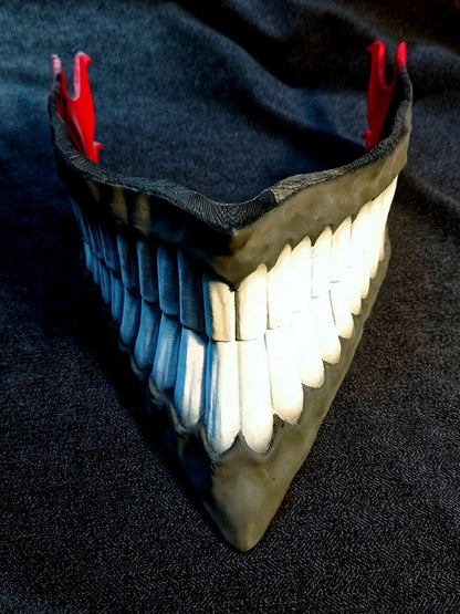 Dandadan Grin Mask (Anime-Inspired Lower Face Design)