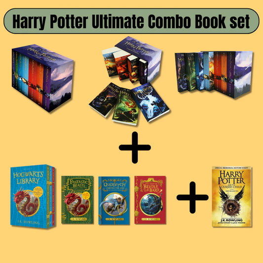 Harry Potter Ultimate Combo Set - Hogwarts Library+Harry Potter Collection+Harry Potter Playscript