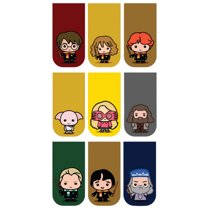 Harry Potter Bookmarks Chibi - Set of 9 Magnetic Bookmarks