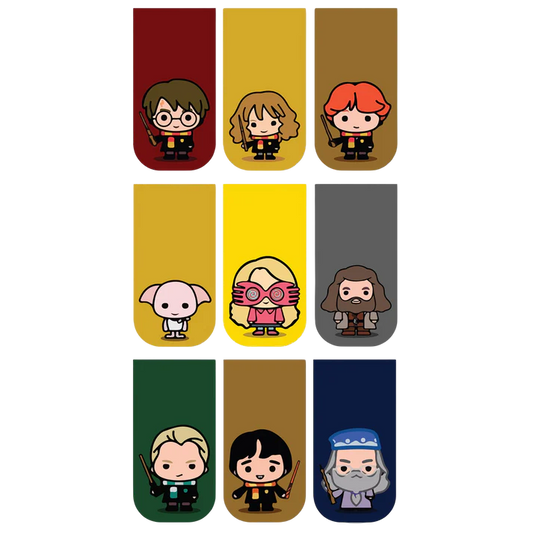 Harry Potter Bookmarks Chibi - Set of 9 Magnetic Bookmarks