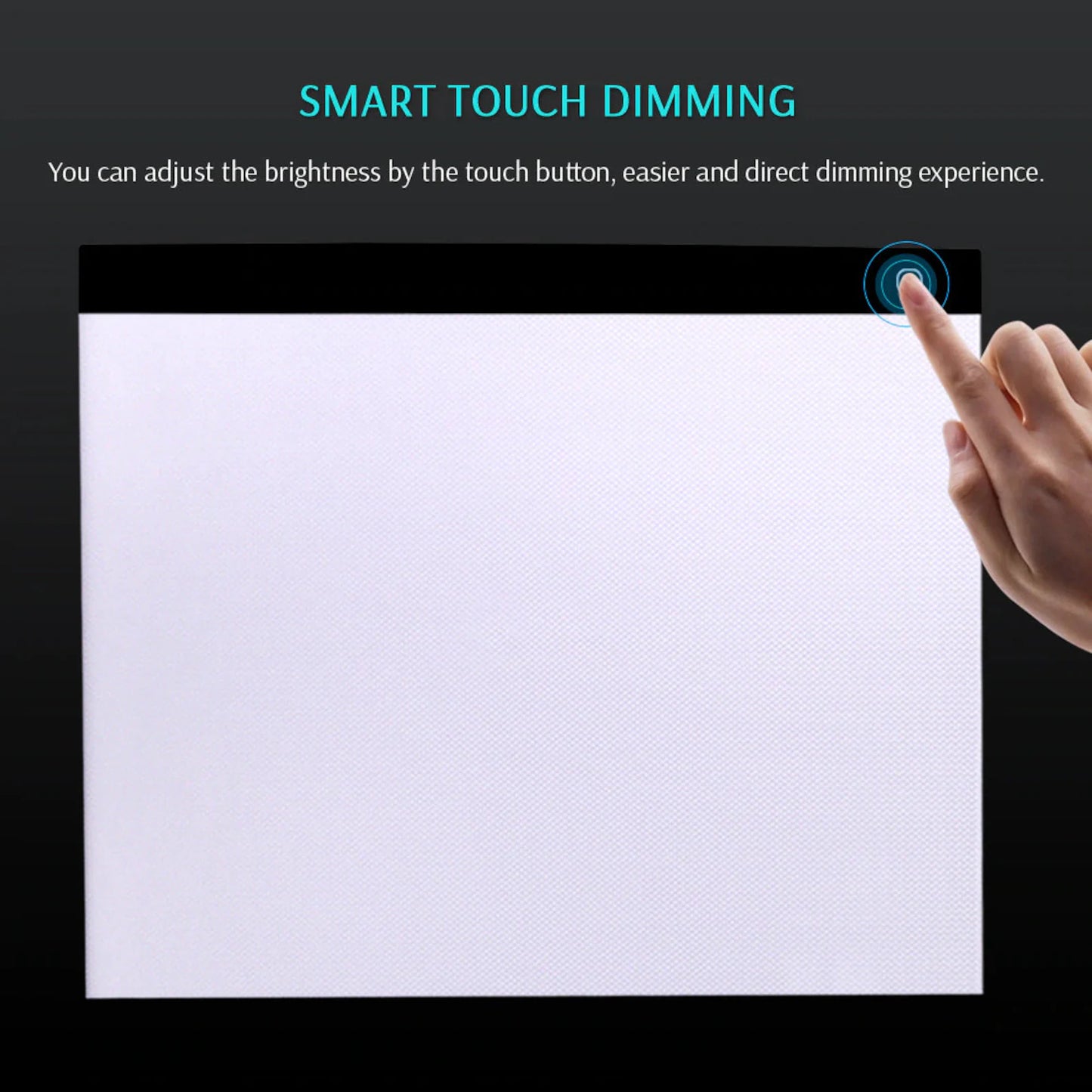 LED Light Tracing Pad Drawing Pad, Tracing Board with Type-C Charge Cable and Brightness Adjustable for Artists, Animation Drawing, Sketching, Animation, X-ray Viewing