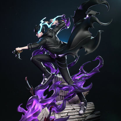 Sung Jin-Woo Solo Leveling 3D Printed Resin Statue By Tibs 3D Studio – Shadow Monarch Collector Edition