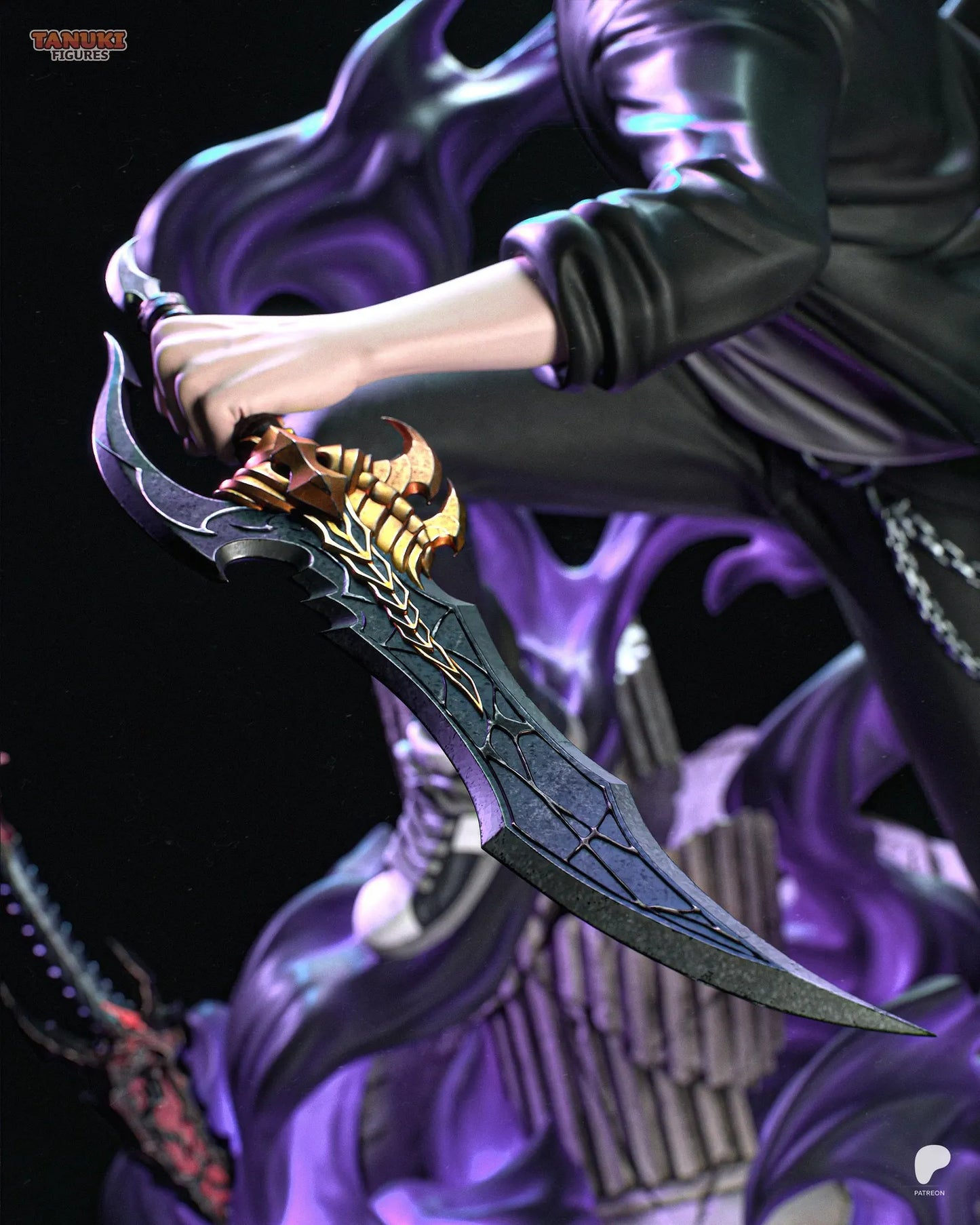 Sung Jin-Woo Solo Leveling 3D Printed Resin Statue By Tibs 3D Studio – Shadow Monarch Collector Edition