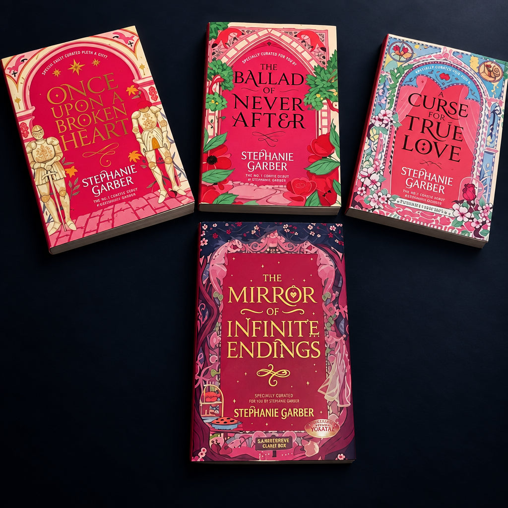 THE ONCE UPON A BROKEN HEART SERIES - Combo Set of 4 Books - Once Upon A Broken Heart, The Ballad of Never After & A Curse for True Love & The Mirror of Infinite Endings By Stephanie Garber (Paperback)