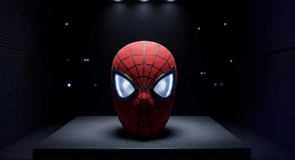 The Amazing Spider-Man Mask Glowing Eye & Jaw-Controlled LED