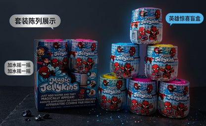 Spider-Man Magic Jellykins Collectible Plush Friends | Water-Reveal Surprise Toy | Ages 4+