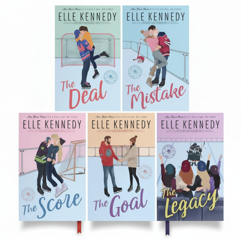 Off-Campus Series By Elle Kennedy 5 Books Collection Set (Hardcover)