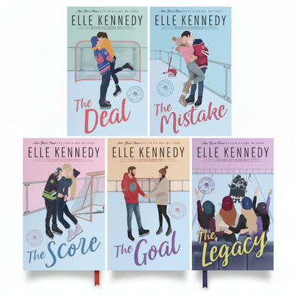 Off-Campus Series By Elle Kennedy 5 Books Collection Set (Hardcover)